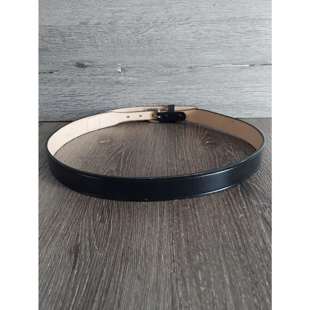 Black Leather Men’s Ranger Belt 38